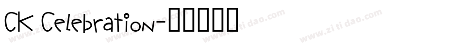 CK Celebration字体转换